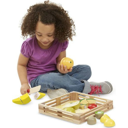 Melissa & Doug Kuchyňský set ze dřeva Krájení ovoce
