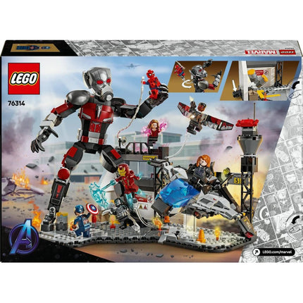 LEGO® Marvel 76314 Akční bitva - Captain America: Občanská válka