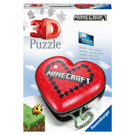 Ravensburger 3D Puzzle: Srdce Minecraft 54 dílků