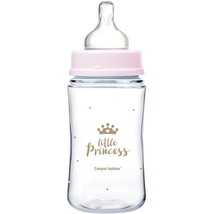 Lahev se širokým hrdlem Royal Baby 240 ml růžová