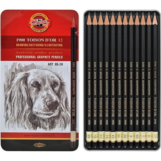 KOH-I-NOOR Sada uměleckých tužek Toison D'or 12 ks