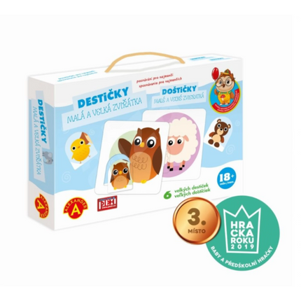 Poznávání pro nejmenší Destičky Malá a velká zvířátka