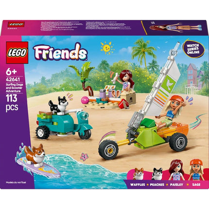 LEGO® Friends 42641 Dobrodružství se surfujícími psy a skútrem