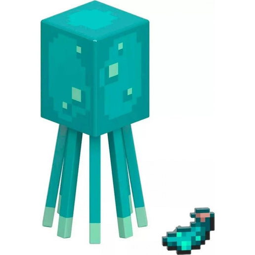 Minecraft Figurka Build a Portal Glow Squid 8 cm