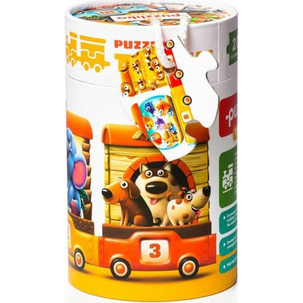 Puzzle naučné Vlak 20 dílků