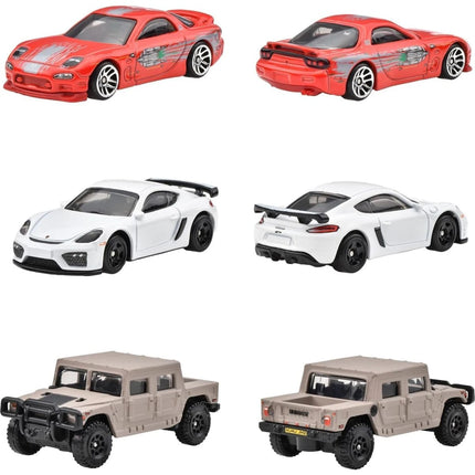 Hot Wheels 10 ks tematický angličák Rychle a zběsile