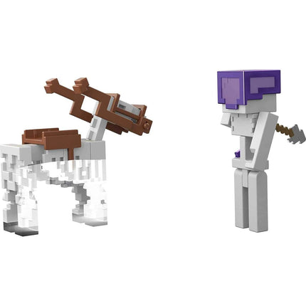 Minecraft Figurka dvojbalení Skeleton and Trap Horse 8 cm
