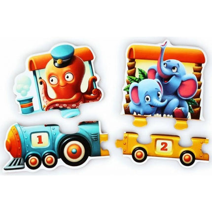 Puzzle naučné Vlak 20 dílků