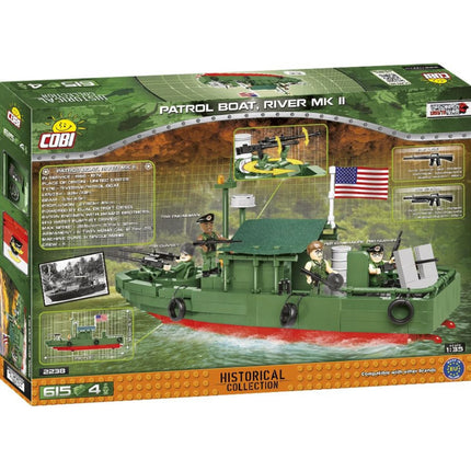 Cobi 2238 Vietnam War Patrol Boat River MK II 615 dílků