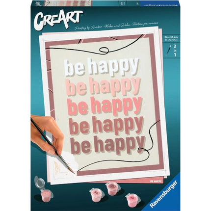 CreArt Buď šťastný: Be happy