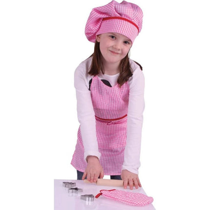 Růžový set šéfkuchařky