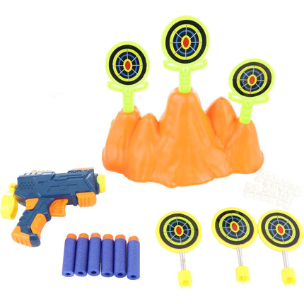 Natahovací pistole s terčem