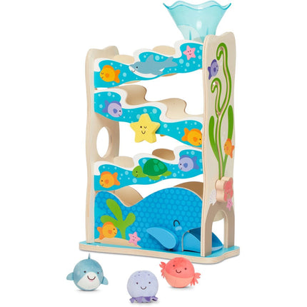 Melissa & Doug Rollables dřevěná skluzavka