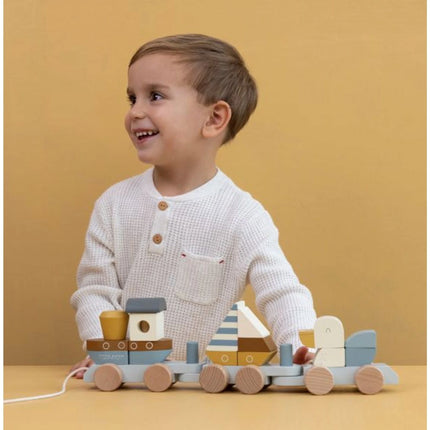 Vláček dřevěný Námořnický záliv