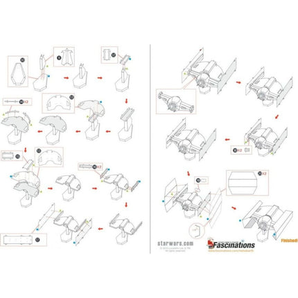 Metal Earth 3D puzzle Darth Vaders Starfighter - Hvězdné války