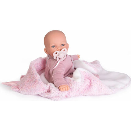 Antonio Juan 12238 Petit realistická panenka se zvuky a měkkým látkovým tělem 27 cm