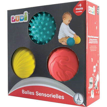 Senzorické míčky 3 ks malé