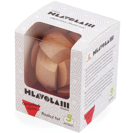 Dřevěný hlavolam Koule