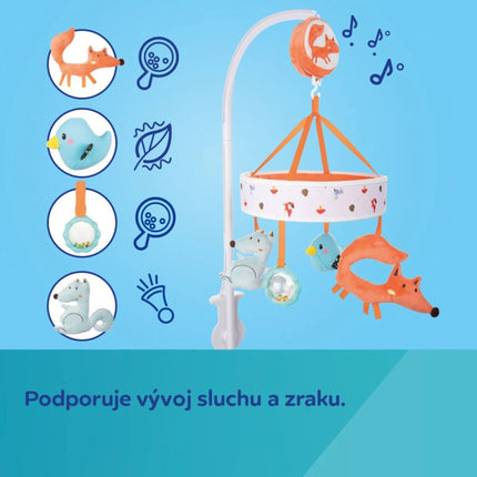 Plyšový kolotoč s melodiemi Fox