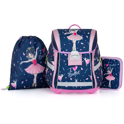 Oxybag Školní set 3dílný Premium Light Baletka