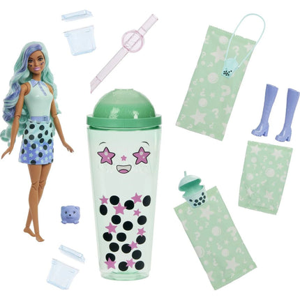 Barbie Pop Reveal bubble tea zelený čaj