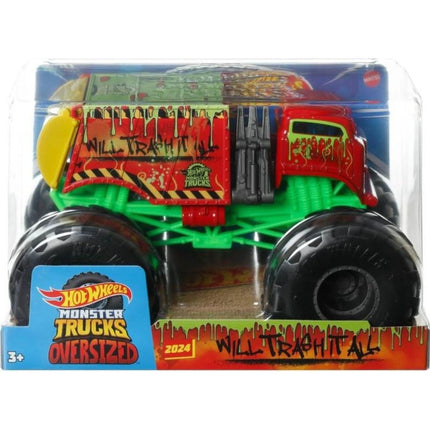 Hot Wheels Monster Trucks Velký truck Will Trash It All 2024