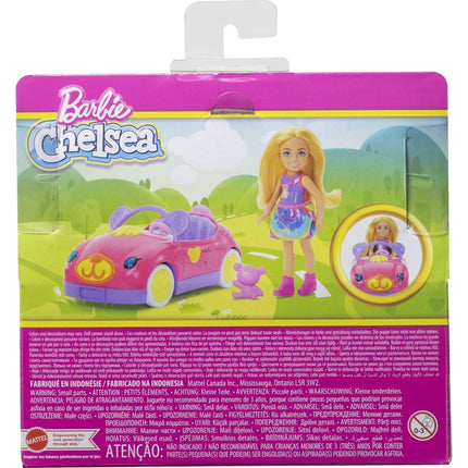 Barbie Chelsea a medvídkové autíčko HXN05