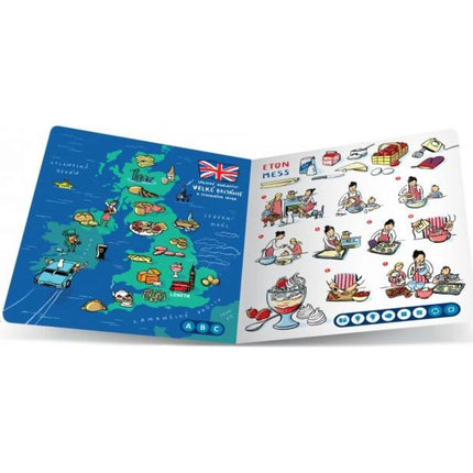 Kouzelné čtení Kniha Evropa na talíři