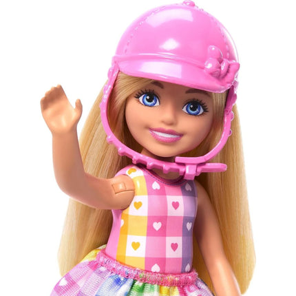 Barbie Chelsea s poníkem Herní set HTK29