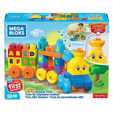 Mega Bloks First Builders vláček s písmenky