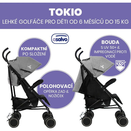 Asalvo Golfáč Tokio 6 m - 15 kg anthracite