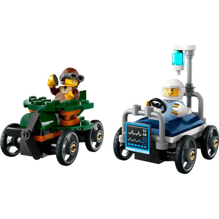 LEGO® City 60459 Závodní balíček: Letadlo vs. nemocniční lůžko