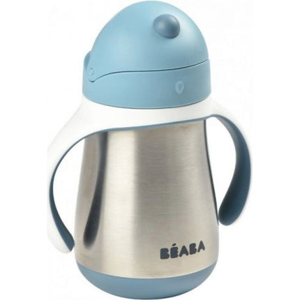 Béaba Hrnek termoizolační s brčkem nerez 250ml Blue