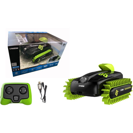 RC obojživelné auto 2,4 GHz zelené