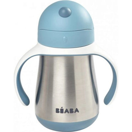 Béaba Hrnek termoizolační s brčkem nerez 250ml Blue