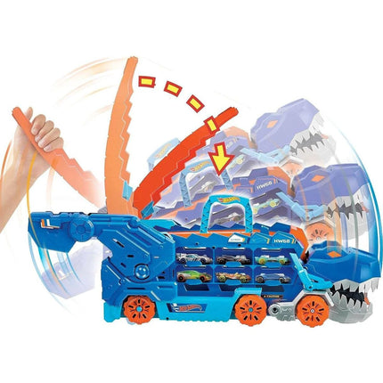 Hot Wheels City T-Rex tahač se světly a zvuky