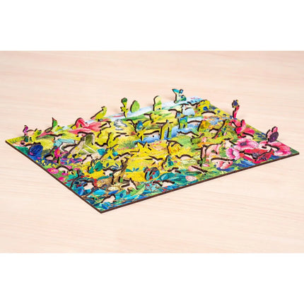 Ravensburger Puzzle: Dřevěné puzzle Divoká zahrada 500 dílků