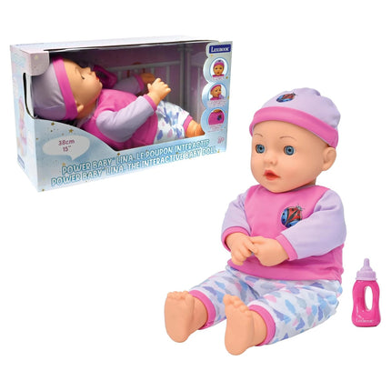 Lexibook Interaktivní panenka Power Baby LINA 38 cm