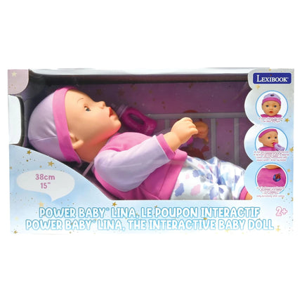 Lexibook Interaktivní panenka Power Baby LINA 38 cm