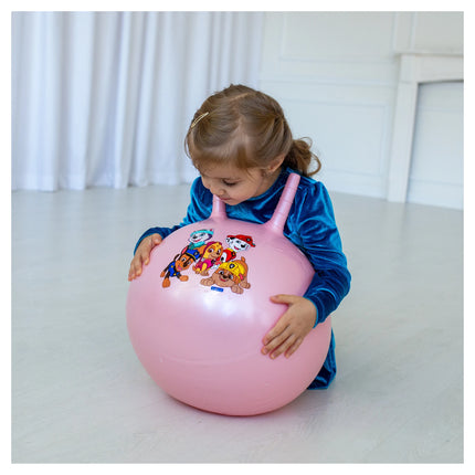 Lexibook Nafukovací skákací míč 45 cm růžový - Tlapková patrola