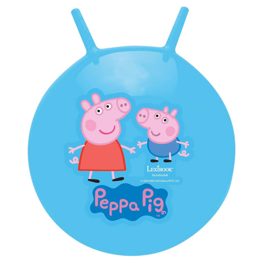 Lexibook Nafukovací skákací míč 45 cm modrý - Prasátko Peppa