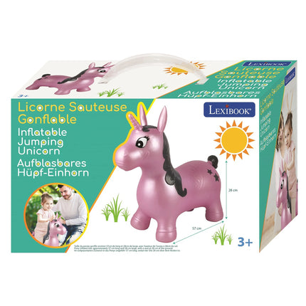 Lexibook Nafukovací skákací jednorožec