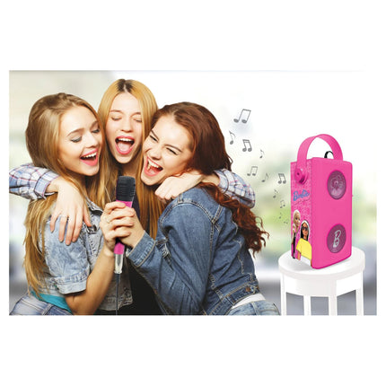 Lexibook Bezdrátový svítící reproduktor s mikrofonem - Barbie
