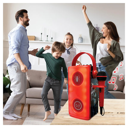 Lexibook Bezdrátový svítící reproduktor s mikrofonem - Spider-Man