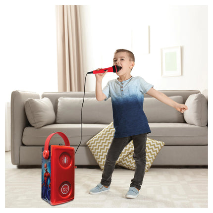 Lexibook Bezdrátový svítící reproduktor s mikrofonem - Spider-Man