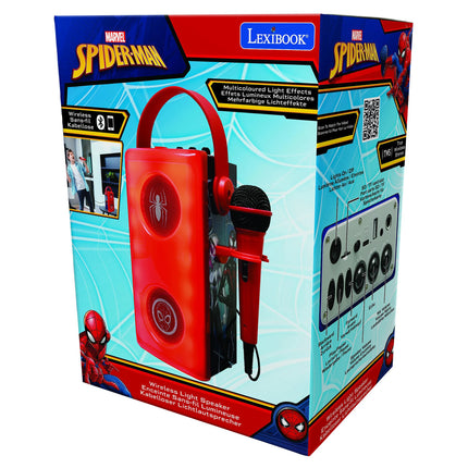 Lexibook Bezdrátový svítící reproduktor s mikrofonem - Spider-Man