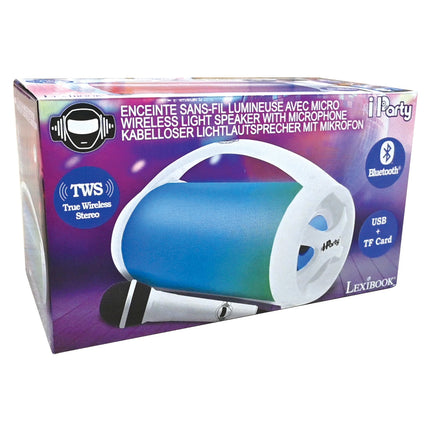 Lexibook Reproduktor s mikrofonem Boombox iParty
