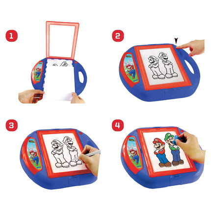 Lexibook Kreslicí projektor se šablonami - Super Mario