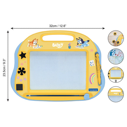 Lexibook Magnetická vícebarevná kreslicí tabulka - Bluey