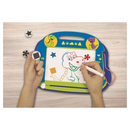 Lexibook Magnetická vícebarevná kreslicí tabulka - Dinosauři